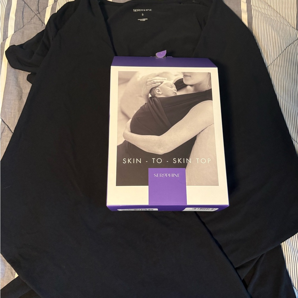Seraphine Skin to Skin Top - Black
